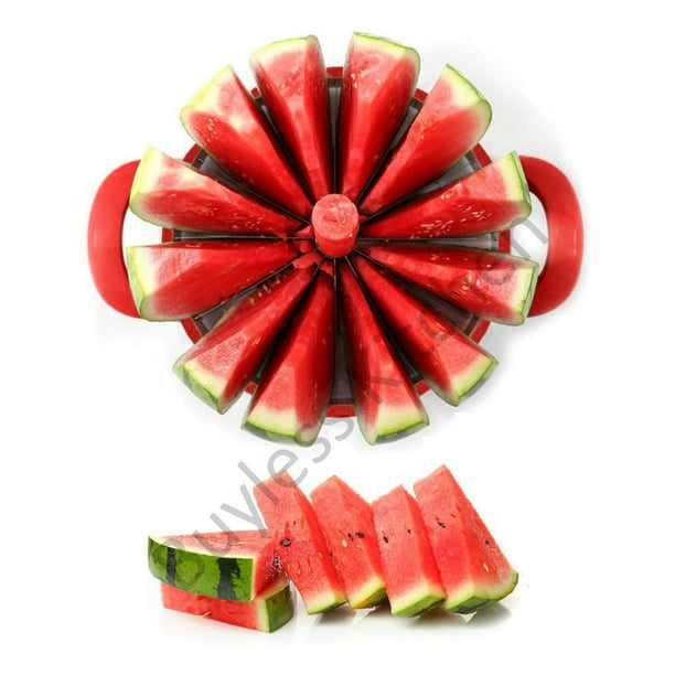 Buyless Fashion Watermelon slicer 12-blade Fruit Cutter Tool Set and Tong Corer Buyless Fashion Watermelon slicer 12-blade Fruit Cutter Tool Set and Tong Corer